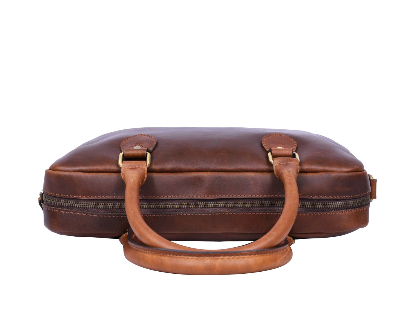 Tacoma Leather Office Bag - Caramel Brown.-Everything leather-www.Shopthatapp.com-Tolredo Leather