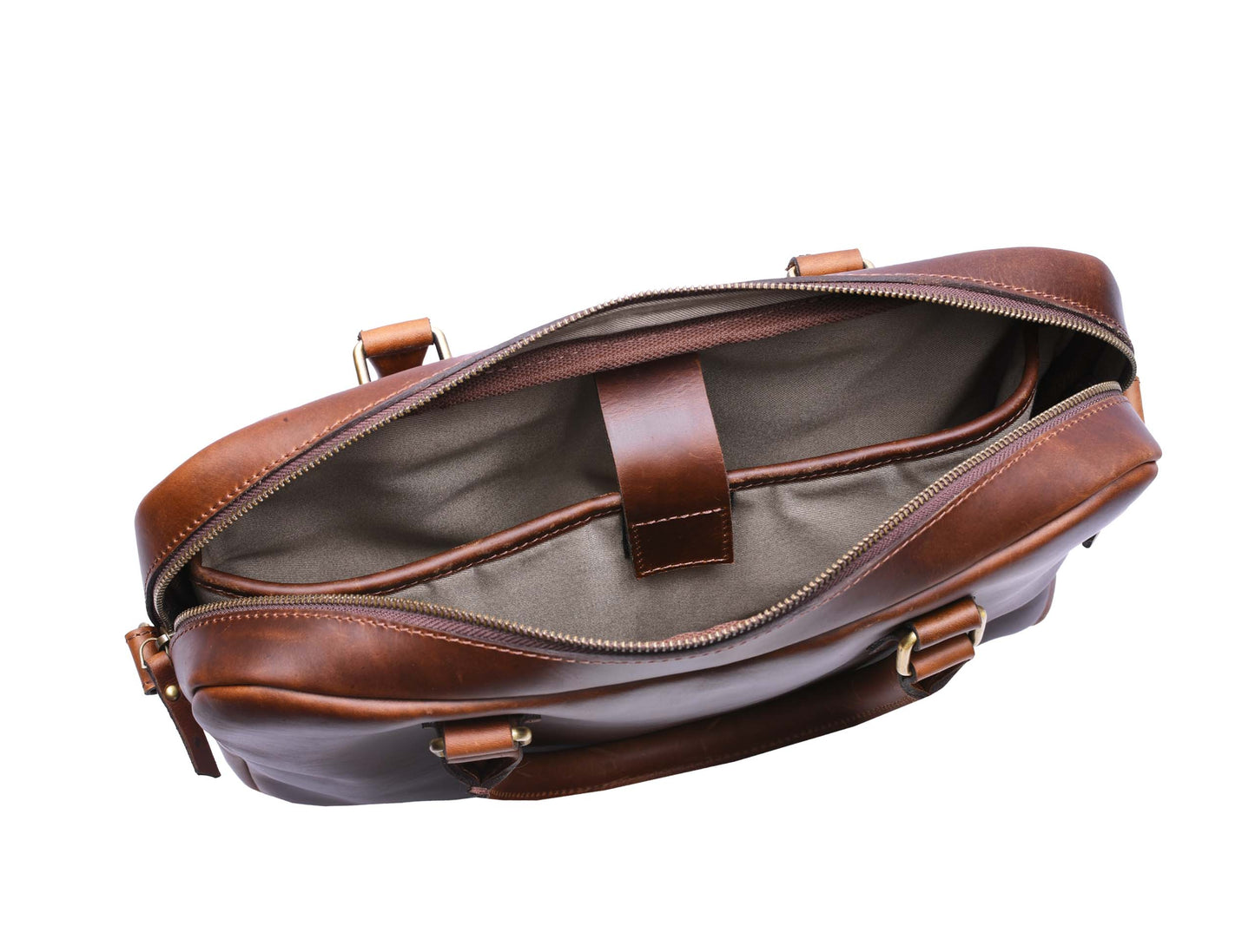 Tacoma Leather Office Bag - Caramel Brown.-Everything leather-www.Shopthatapp.com-Tolredo Leather