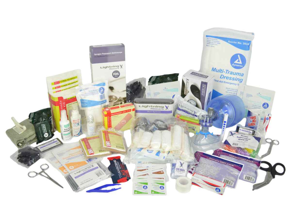 LXSMK-M - Premium Gunshot/IFAK Bleeding Control Fill Kit