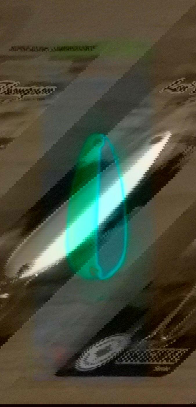 Len Thompson Glowing White & Green Spoons - www.Shopthatapp.com