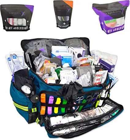 Lightning X Oxygen Trauma Medic First Responder Bag - Stocked