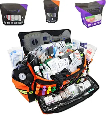 Lightning X Oxygen Trauma Medic First Responder Bag - Stocked