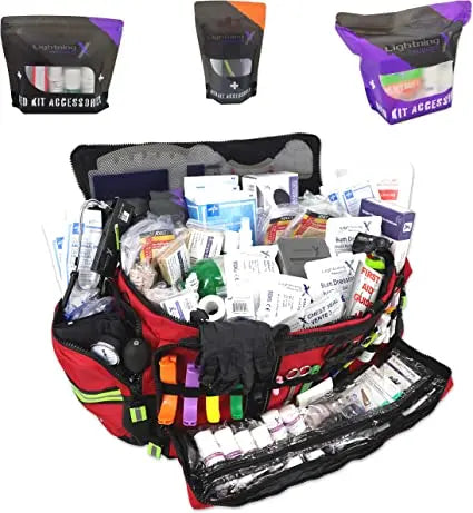 Lightning X Oxygen Trauma Medic First Responder Bag - Stocked