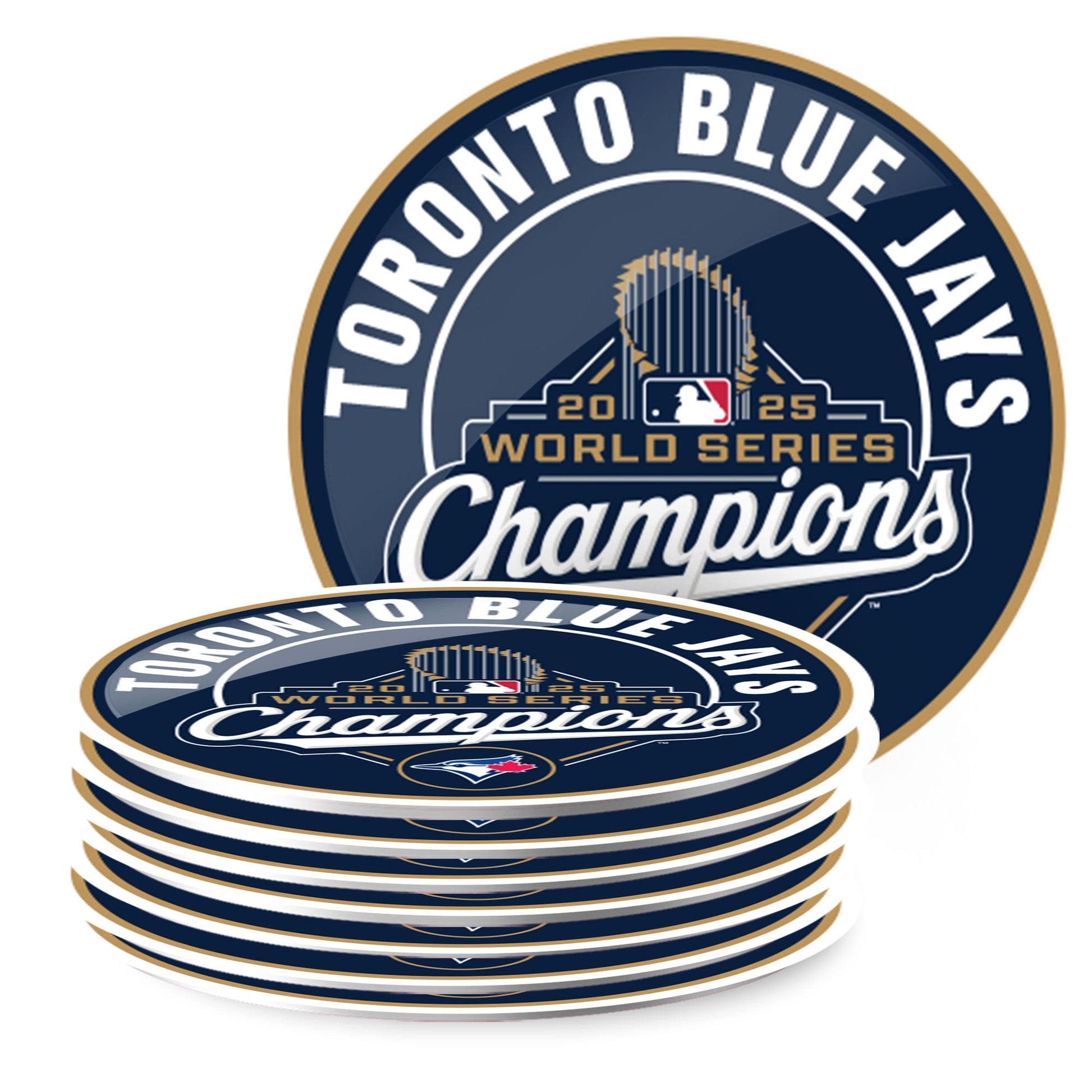 Toronto Blue Jays World Series Champions | 8 Pack Coaster Set - www.Shopthatapp.com