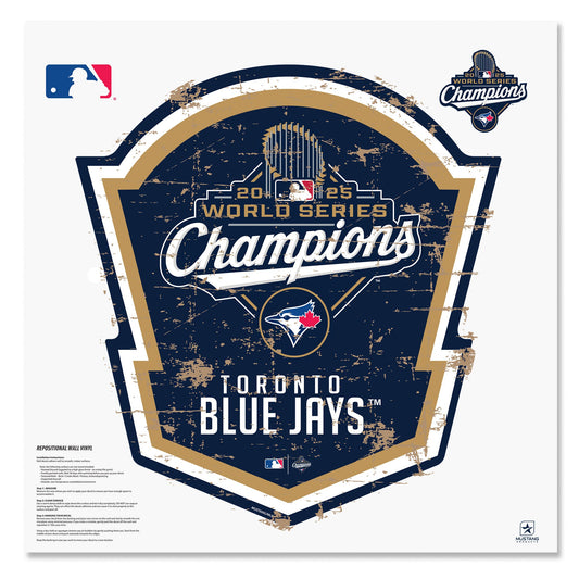 Toronto Blue Jays World Series Champions | Wall Decal - Shield - www.Shopthatapp.com