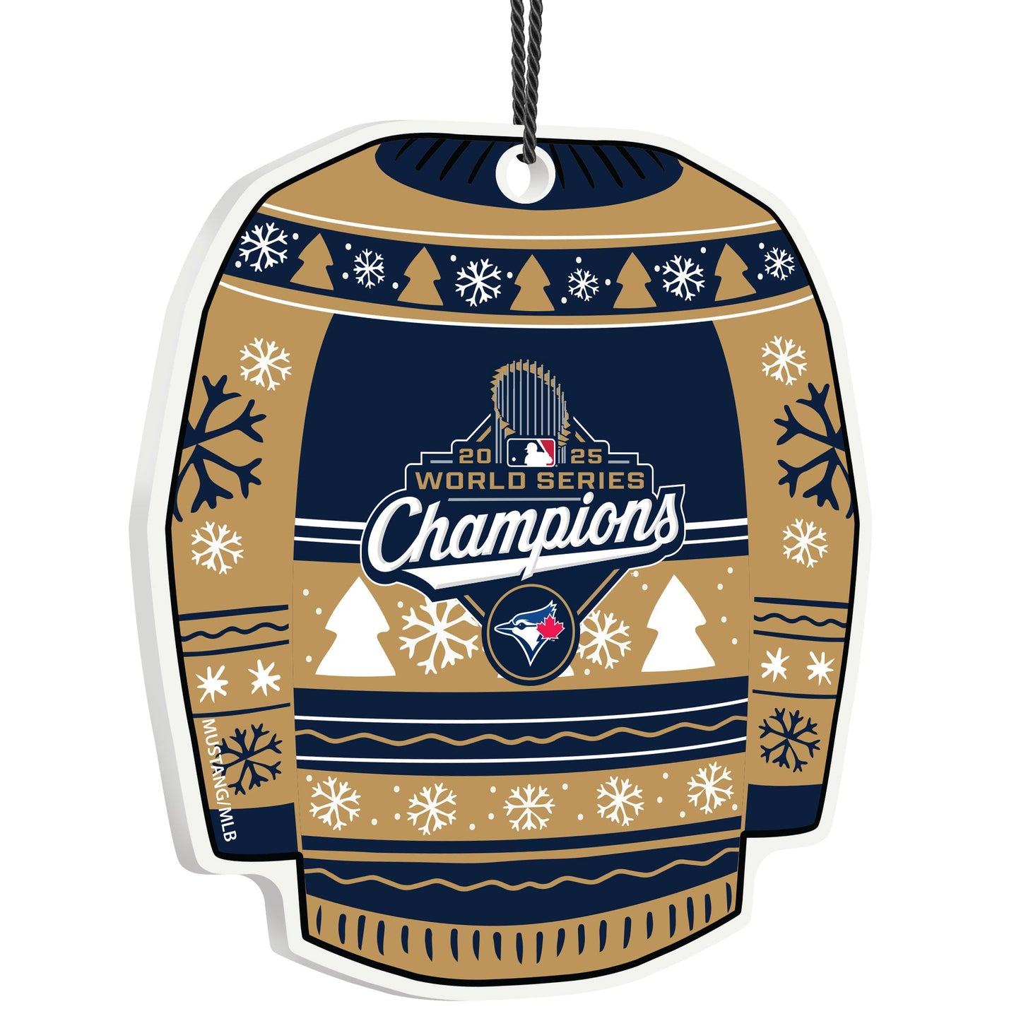 Toronto Blue Jays World Series Champions | 4 Pack Ornament Set - www.Shopthatapp.com