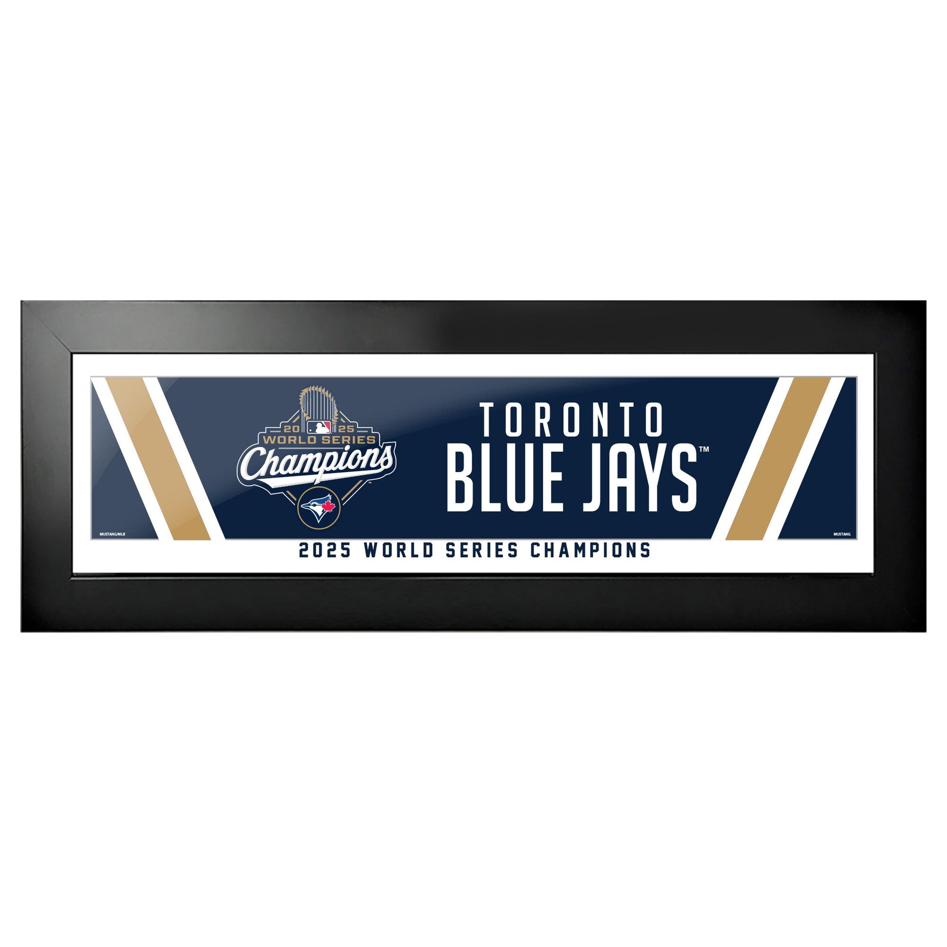 Toronto Blue Jays World Series Champions | 6x22 Frame Cheveron - www.Shopthatapp.com