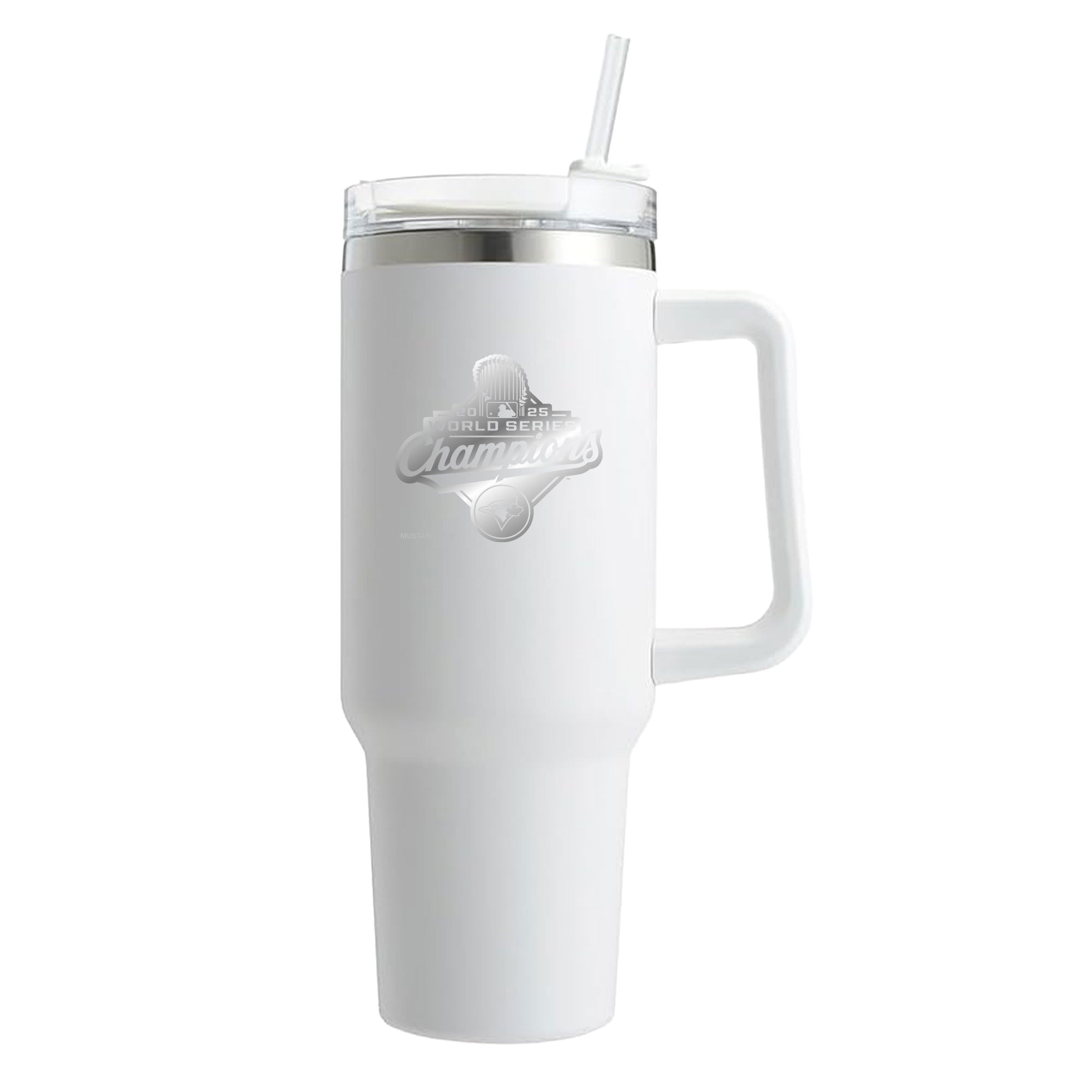 Toronto Blue Jays World Series Champions | 40oz Stainless Steel Tumbler | White - www.Shopthatapp.com