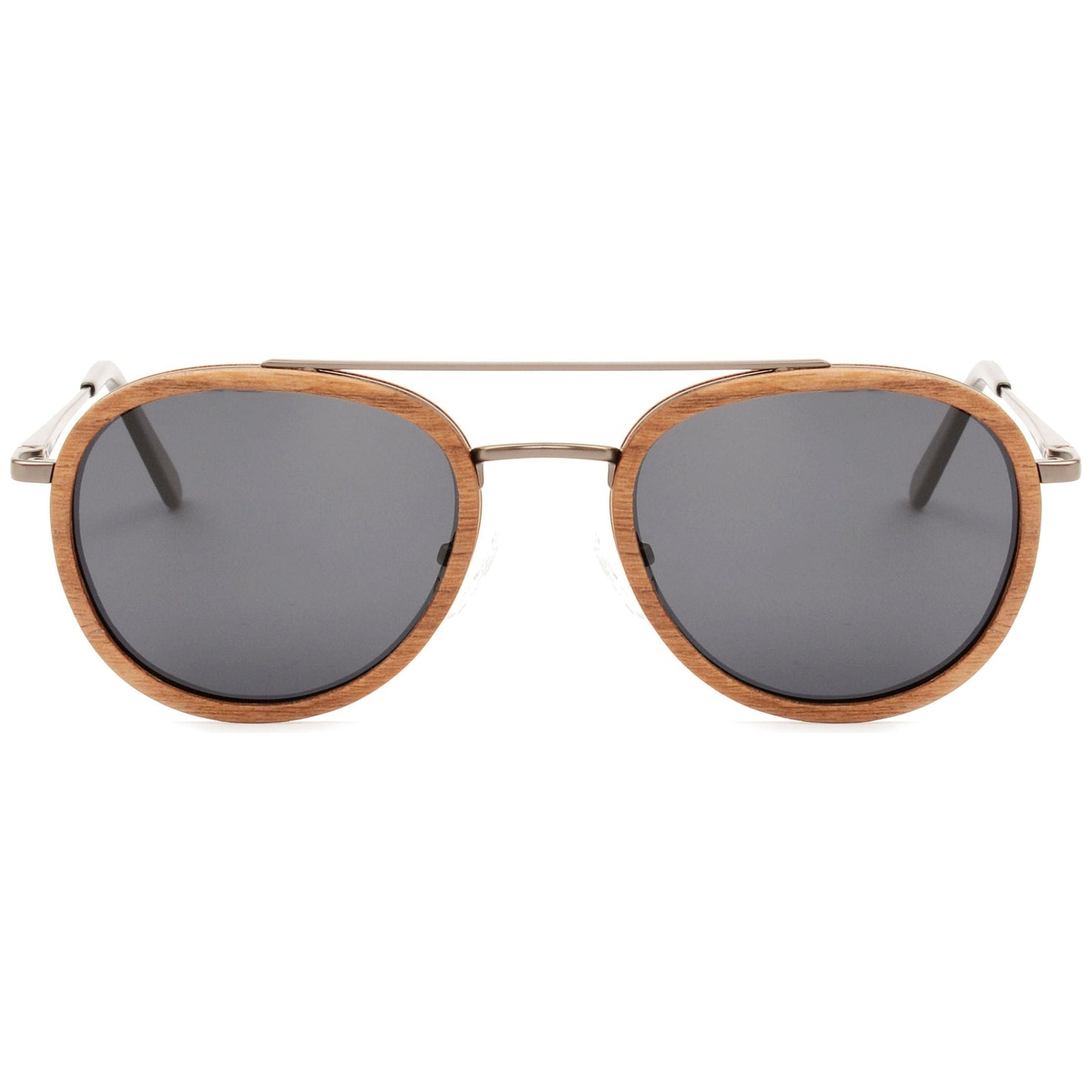 O'Hara - Metal & Wood Sunglasses - www.Shopthatapp.com