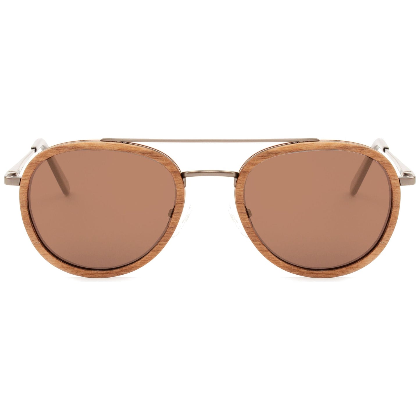 O'Hara - Metal & Wood Sunglasses - www.Shopthatapp.com