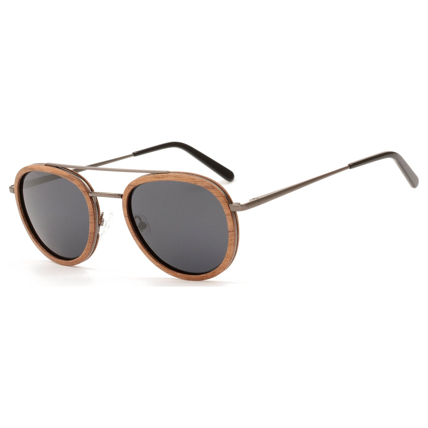 O'Hara - Metal & Wood Sunglasses - www.Shopthatapp.com