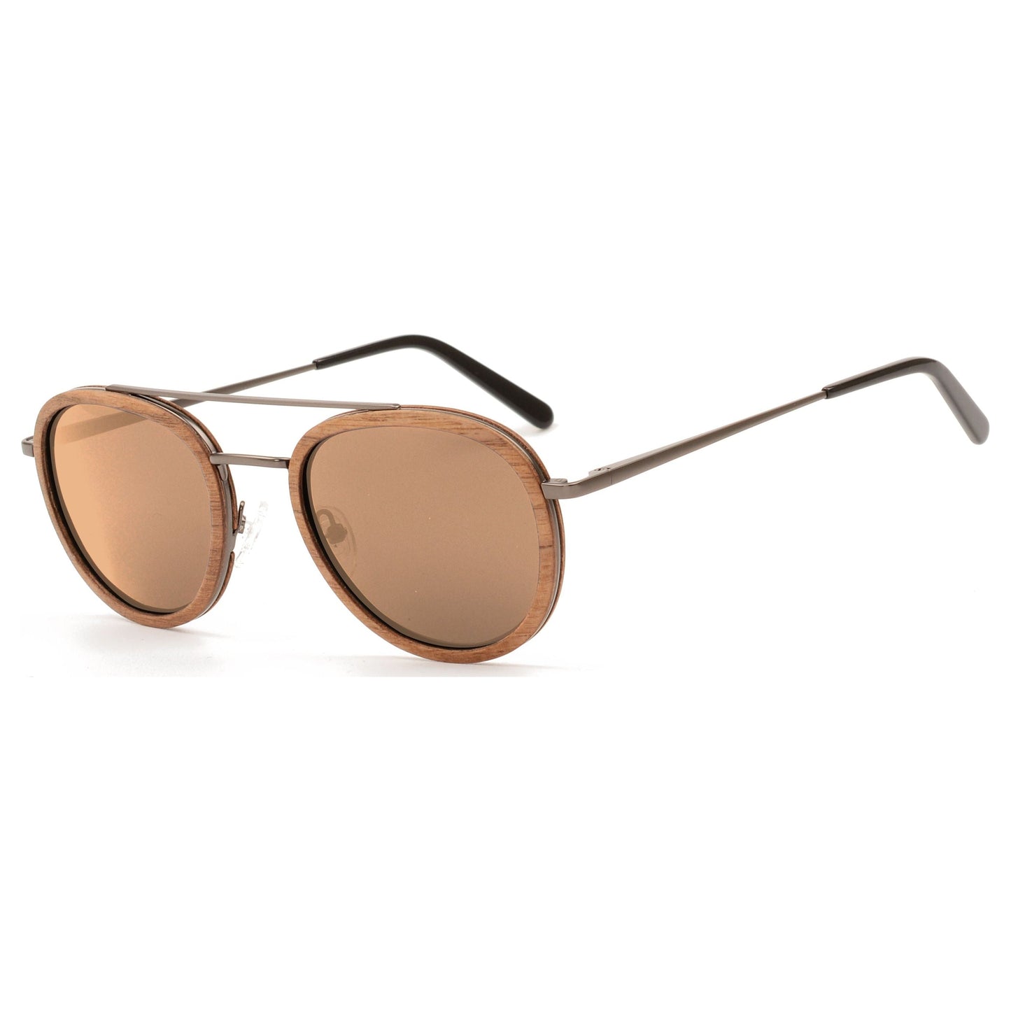O'Hara - Metal & Wood Sunglasses - www.Shopthatapp.com