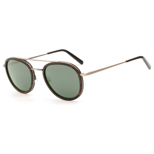 O'Hara - Metal & Wood Sunglasses - www.Shopthatapp.com