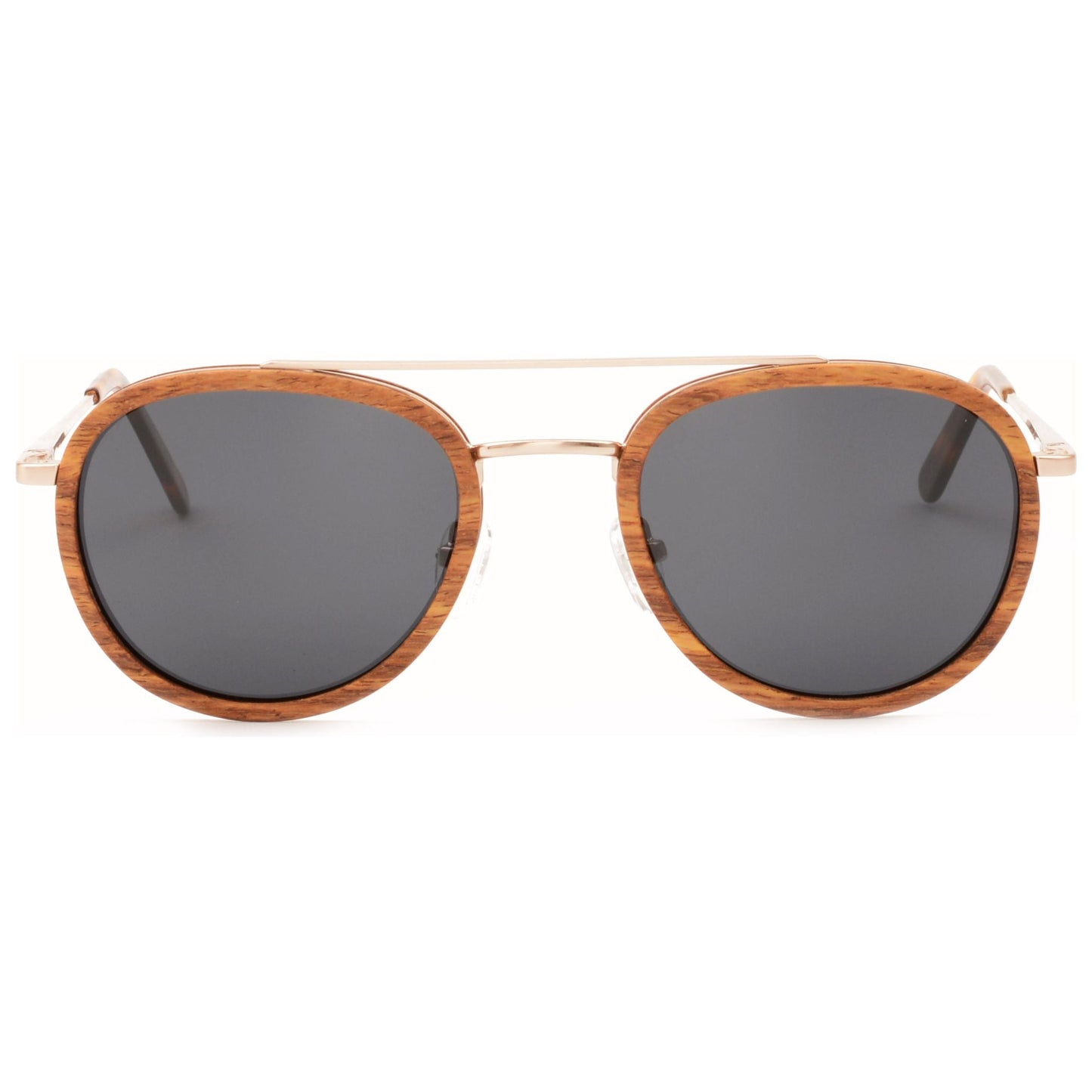 O'Hara - Metal & Wood Sunglasses - www.Shopthatapp.com