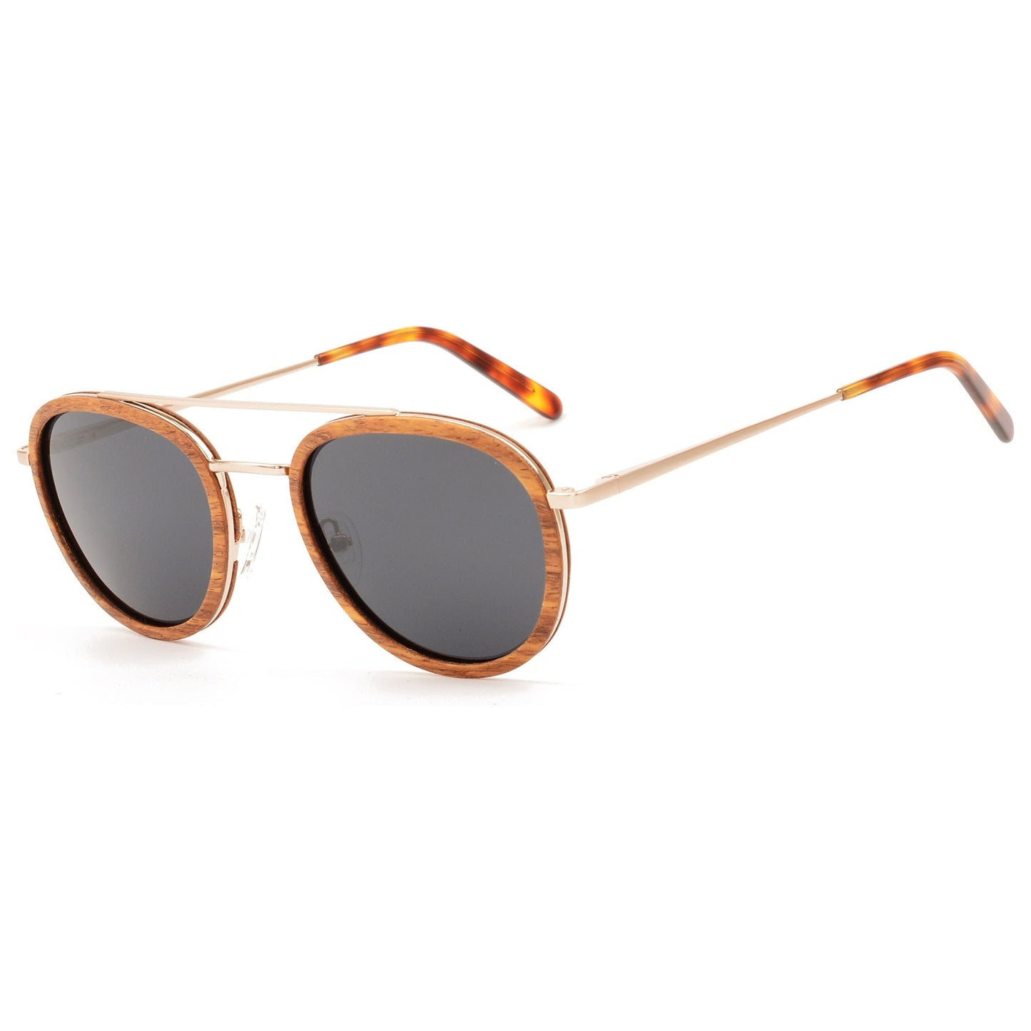 O'Hara - Metal & Wood Sunglasses - www.Shopthatapp.com
