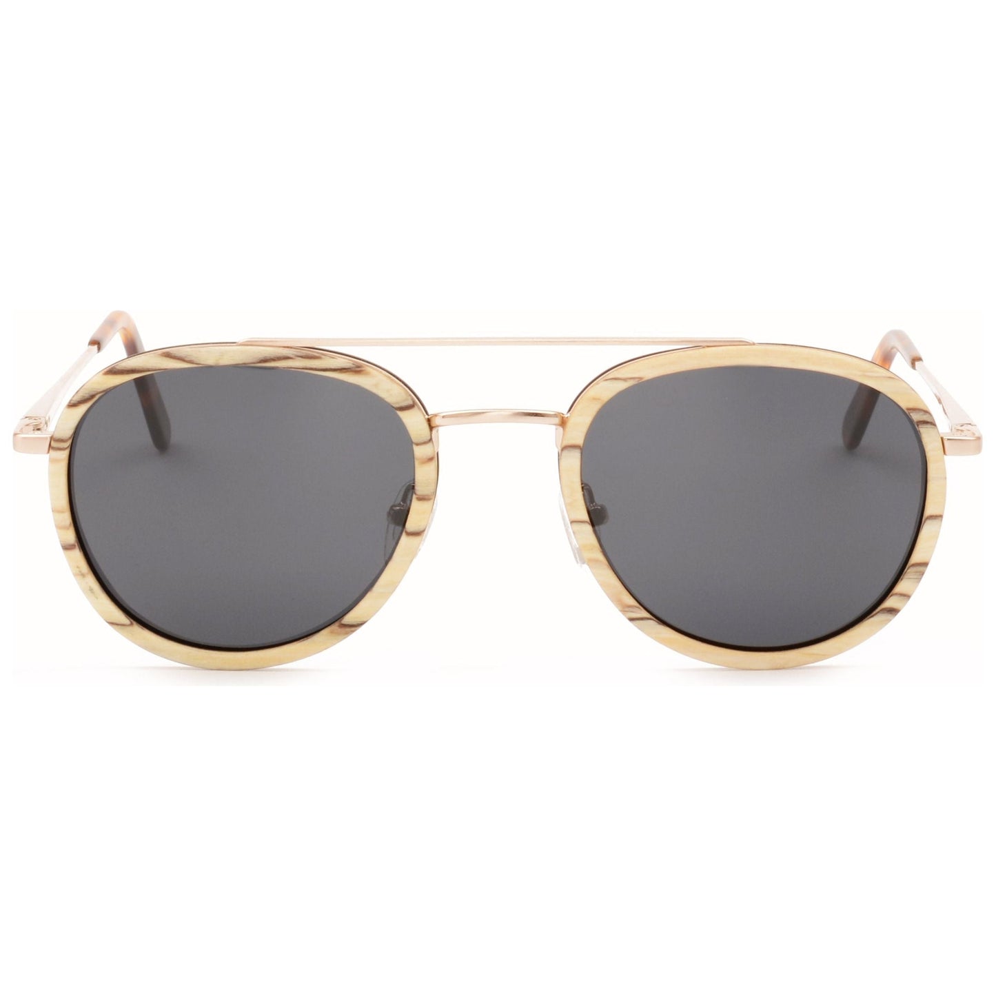 O'Hara - Metal & Wood Sunglasses - www.Shopthatapp.com
