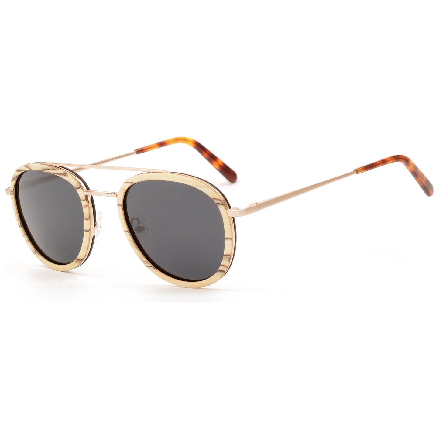 O'Hara - Metal & Wood Sunglasses - www.Shopthatapp.com