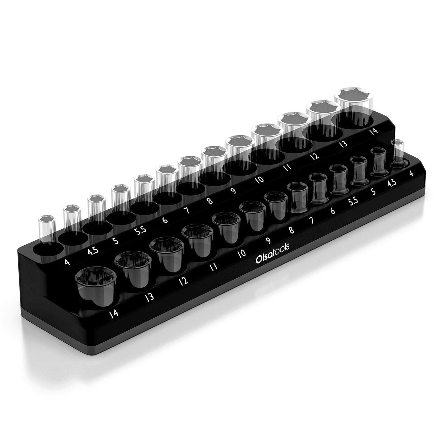 2-Row Magnetic Socket Holders - www.Shopthatapp.com