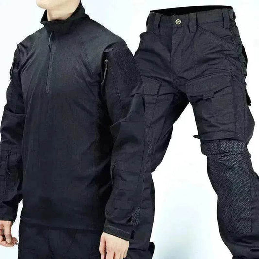 Men's Long Sleeve Spring And Autumn Training Wear Camouflage Suit - www.Shopthatapp.com #