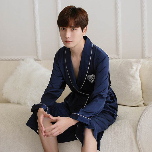 Men's Pajamas Two-Piece Embroidery - www.Shopthatapp.com