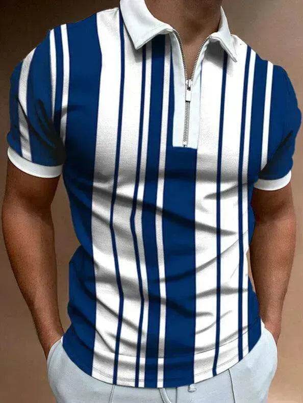 Men's Polo Short-Sleeve Summer Hedging Style Shirt - www.Shopthatapp.com