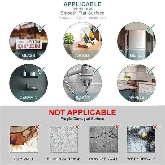 Nano Seamless Transparent Stick Double Sided Self Adhesive Tape - www.Shopthatapp.com #