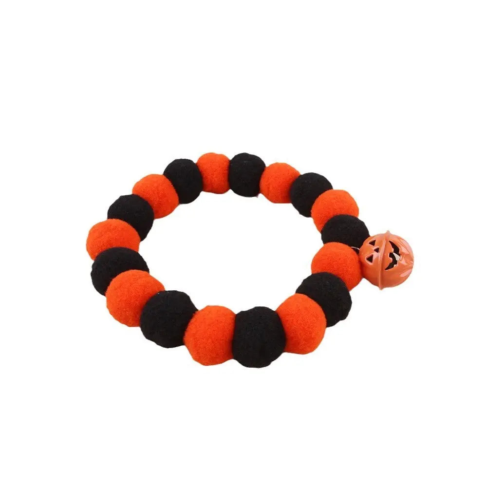 Naughty Cat Collar Pet Trick Or Treat Pumpkin Collar - www.Shopthatapp.com