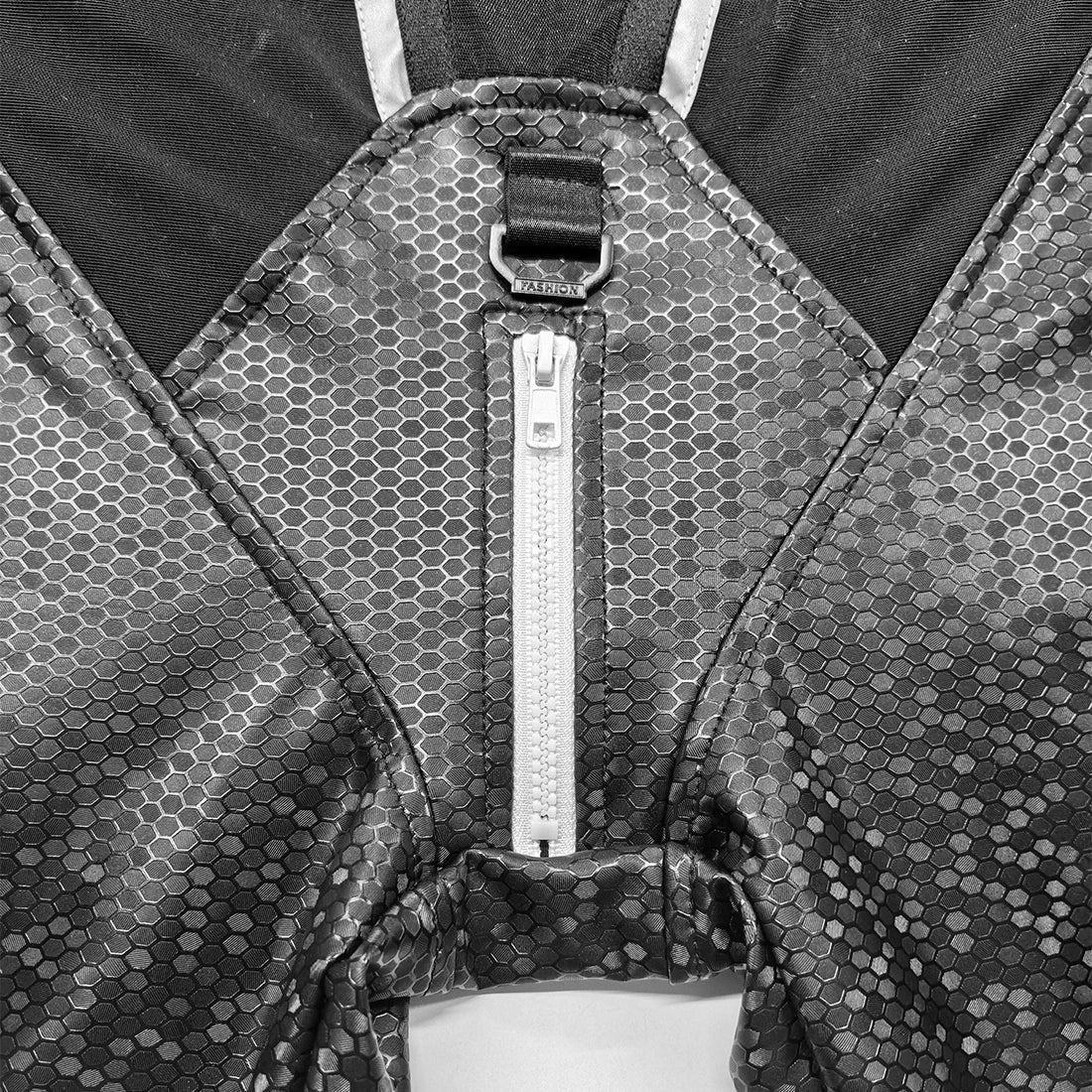 Tactical Anime Girl PU Leather Sheer Mesh Sexy Cosplay Full Bodysuit Costume - www.Shopthatapp.com