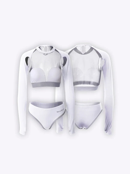Anime Style The Beluga Whale Long-sleeved Sports Suit Gymnastics Suit Sexy Active Wear - www.Shopthatapp.com
