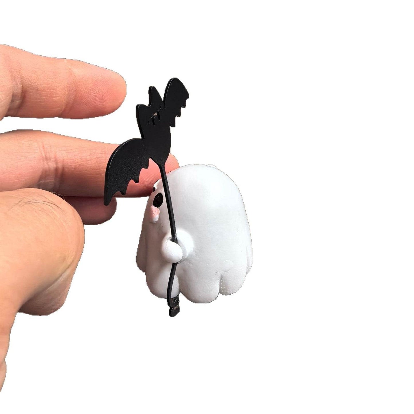 Mini Ghost Walking Dog Statue Halloween Decoration - www.Shopthatapp.com