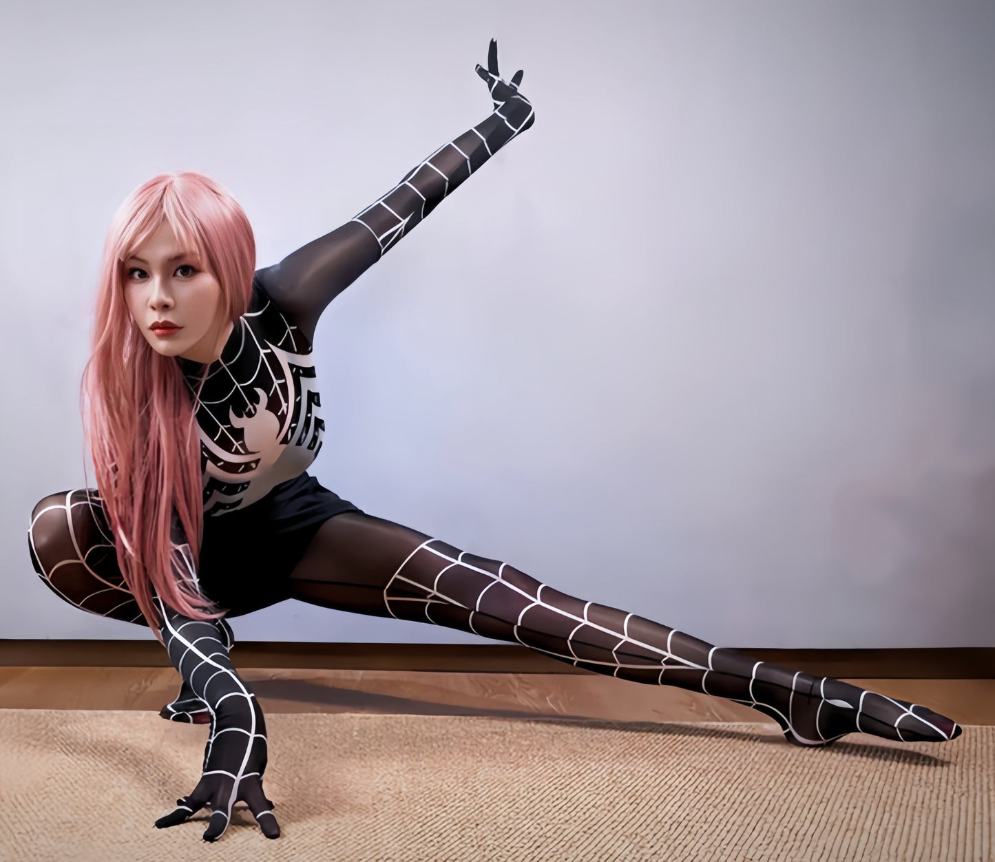 Super Hero Spider Sheer 10D Nylon Full Bodysuit Body Stocking Lingerie - www.Shopthatapp.com