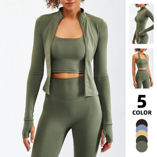 2pcs set Nude Feel Workout Outfit set Gym Clothes for women - www.Shopthatapp.com