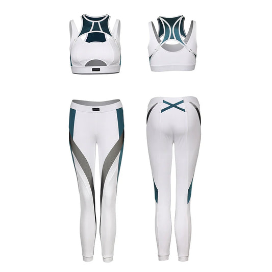 Anime Sci-fi Style Yoga Suit Sexy Sportswear Activewear Cosplay Set - www.Shopthatapp.com