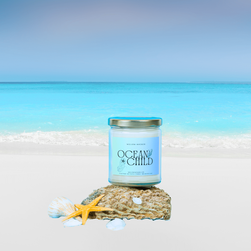 Ocean Child Sojawachskerze