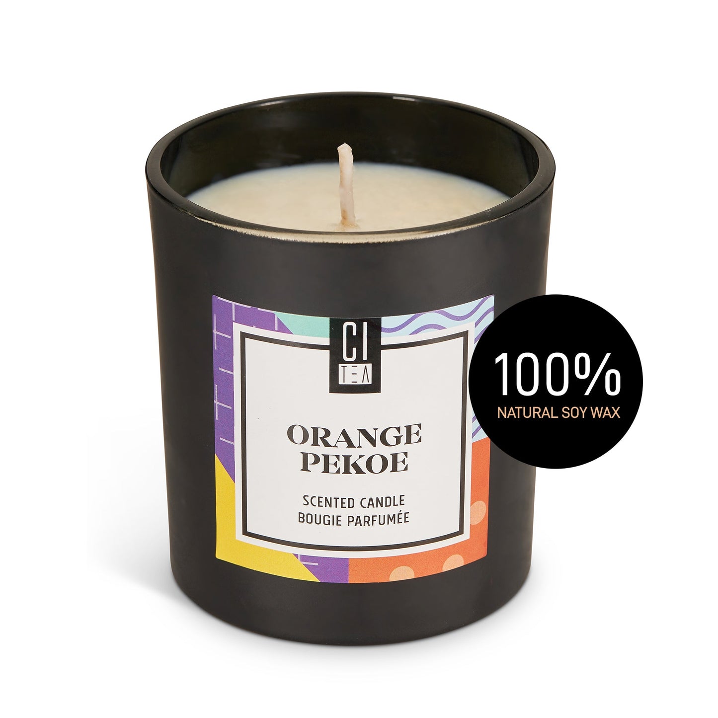 Bougie en cire de soja Orange Pekoe - Sauge et bois flotté - 227 g