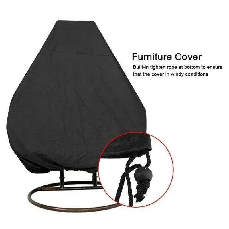 Outdoor furniture rocking chair dust cover - www.Shopthatapp.com