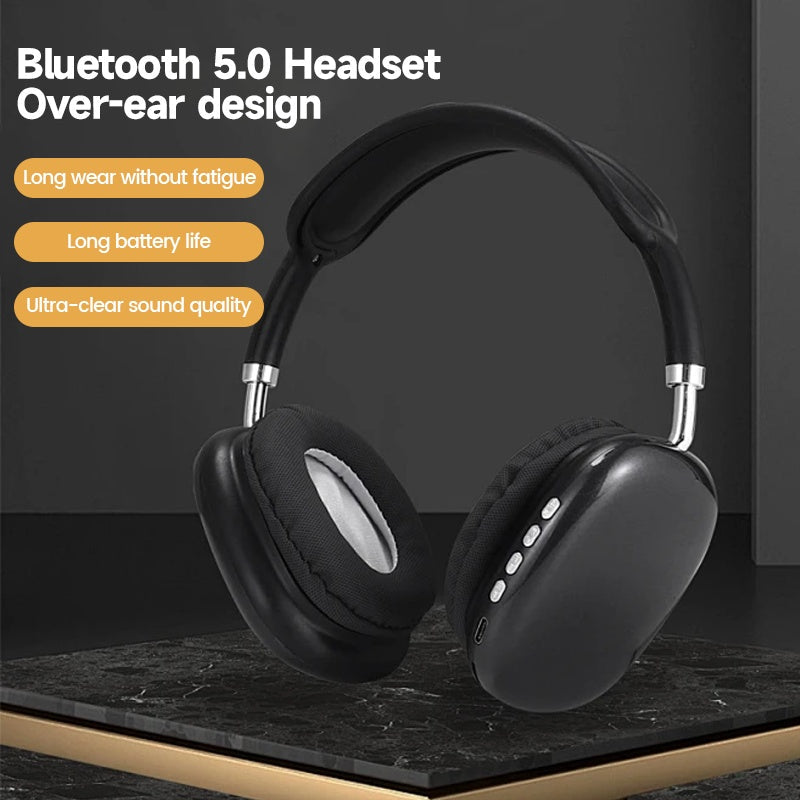 P9 Wireless Bluetooth Headset Outdoor Sports Gaming Wireless Headphones With Mic Noise Cancelling Earbuds Bluetooth Earphones - www.Shopthatapp.com