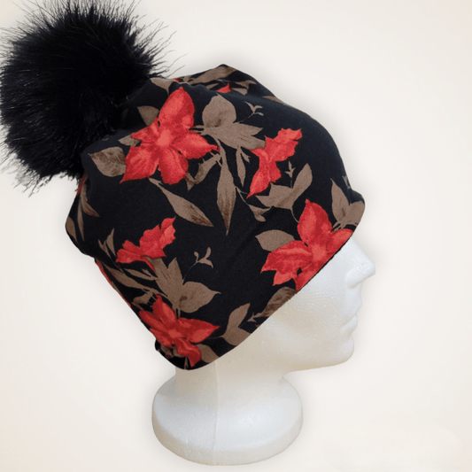 Tuques (doublées micropolar) à pompons détachables - www.Shopthatapp.com