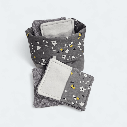 Lingettes et panier de rangement réversible. - www.Shopthatapp.com