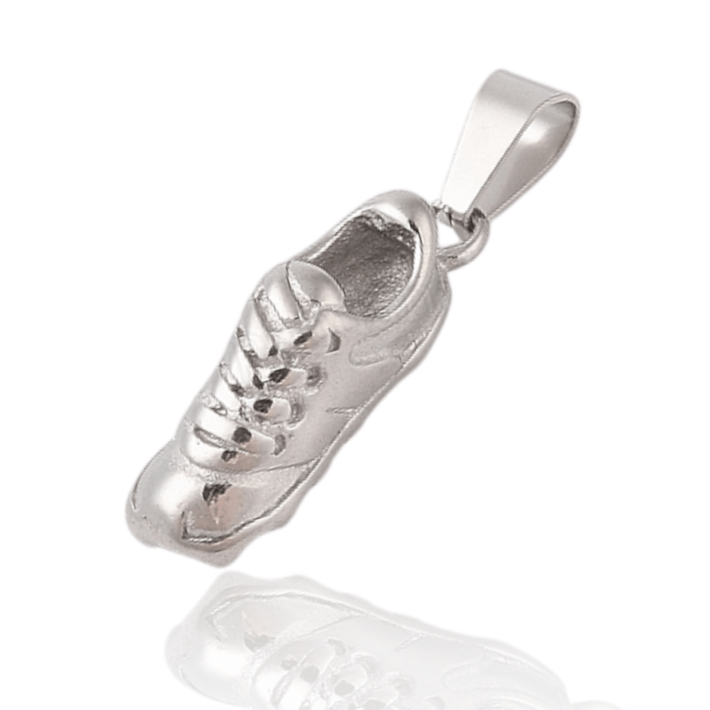 Silver trainer charm