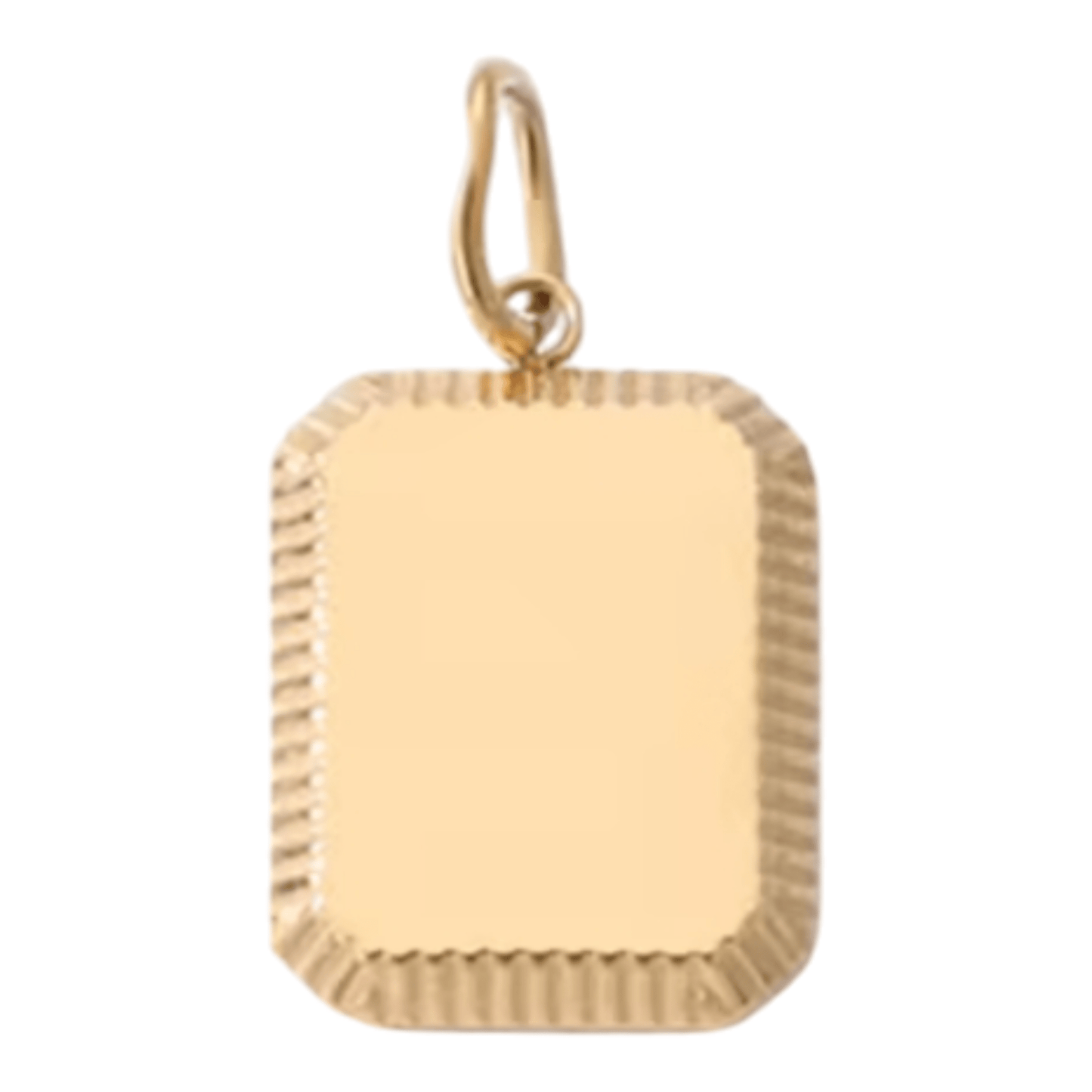 Collier avec étiquette vintage gravée sur mesure