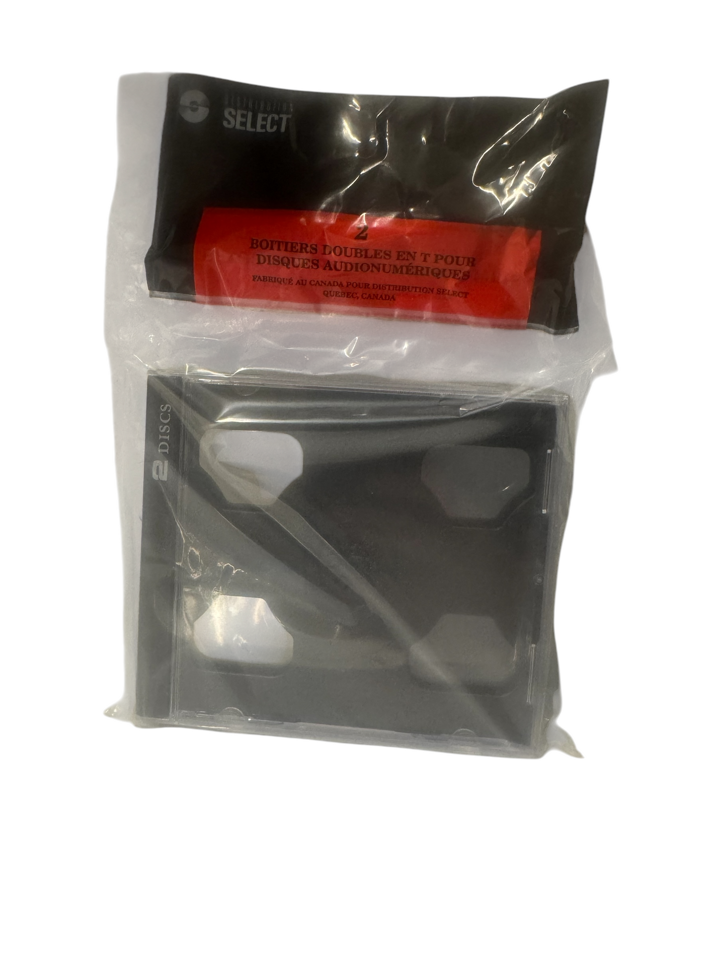 Boitiers Doubles En T Pour Disques Audionumeriques (x2) - www.Shopthatapp.com