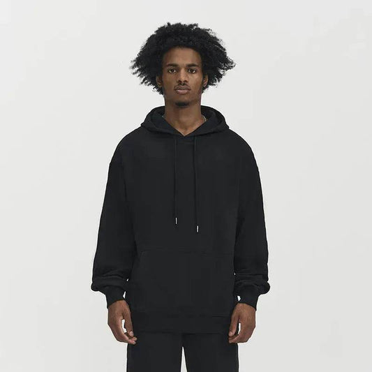 Plain Color American Retro Hoodie Pullover Sweatshirt Men - www.Shopthatapp.com #