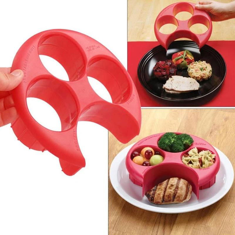 Portion Control Plate-Cutlery and dinnerware-www.Shopthatapp.com-KitchenJoint