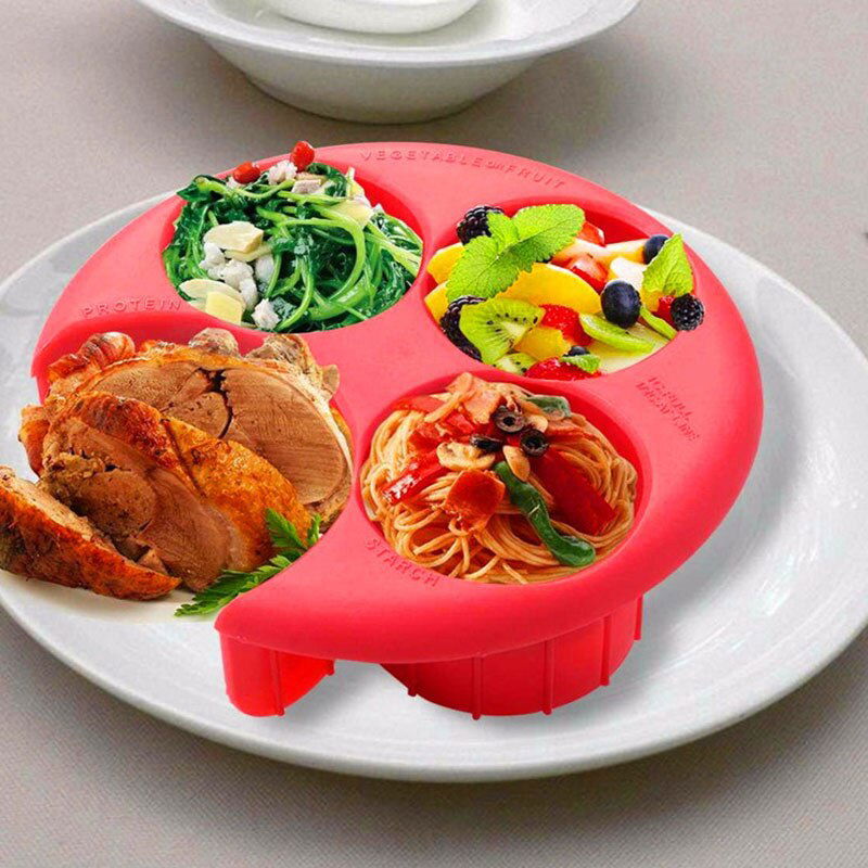 Portion Control Plate-Cutlery and dinnerware-www.Shopthatapp.com-KitchenJoint