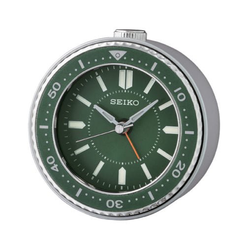Réveil de bureau Seiko vert | QHE184M
