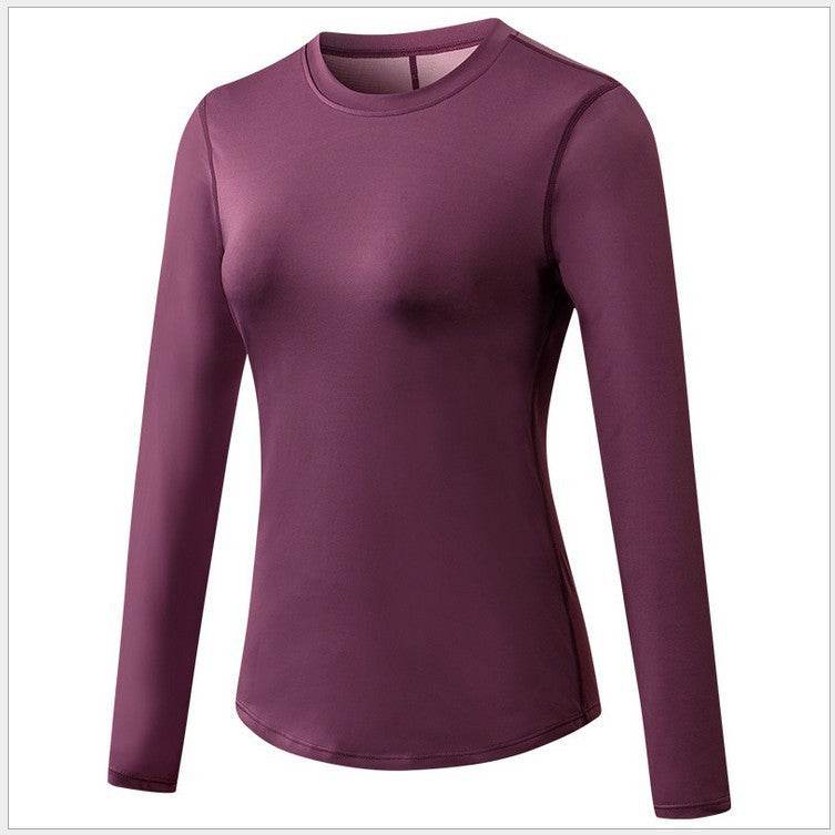 Quick Drying Breathable Long Sleeve Yoga Workout Gym T-shirt for women - www.Shopthatapp.com #