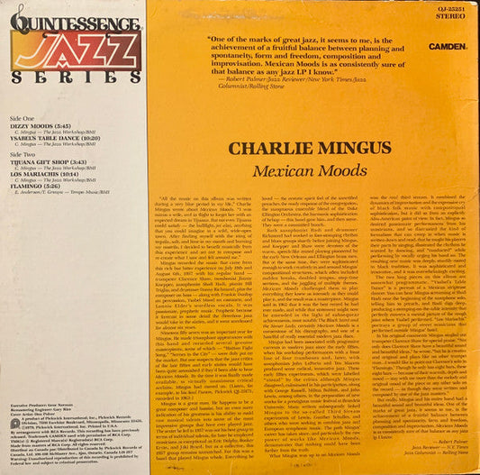 Charlie Mingus / Mexican Moods - LP (Used) - www.Shopthatapp.com