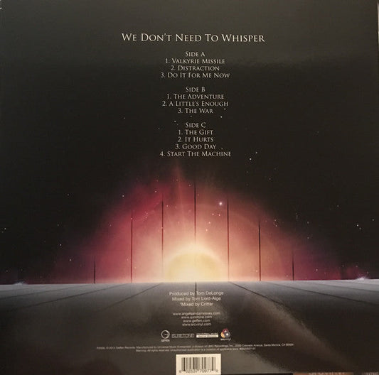 Angels & Airwaves – We Don't Need To Whisper - LP Clear With Opaque Purple Haze (Used)