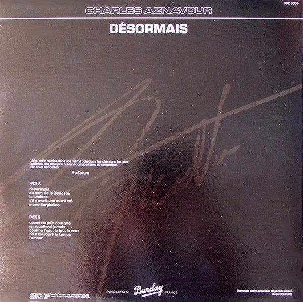 Charles Aznavour / Désormais - LP USED - www.Shopthatapp.com